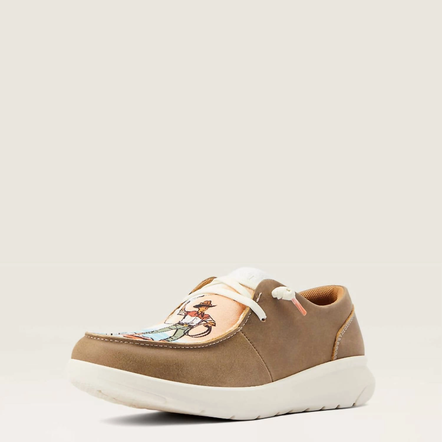 Women's Hilo Western Aloha Loafer - Medium In Brown Bomber Daily Go