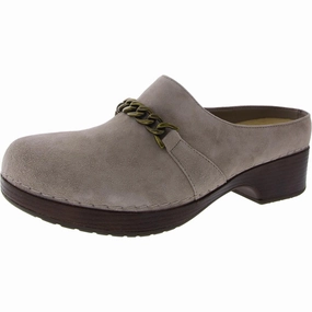 Airy Construction Arch Love Ventura Womens Suede Slip-On Clogs