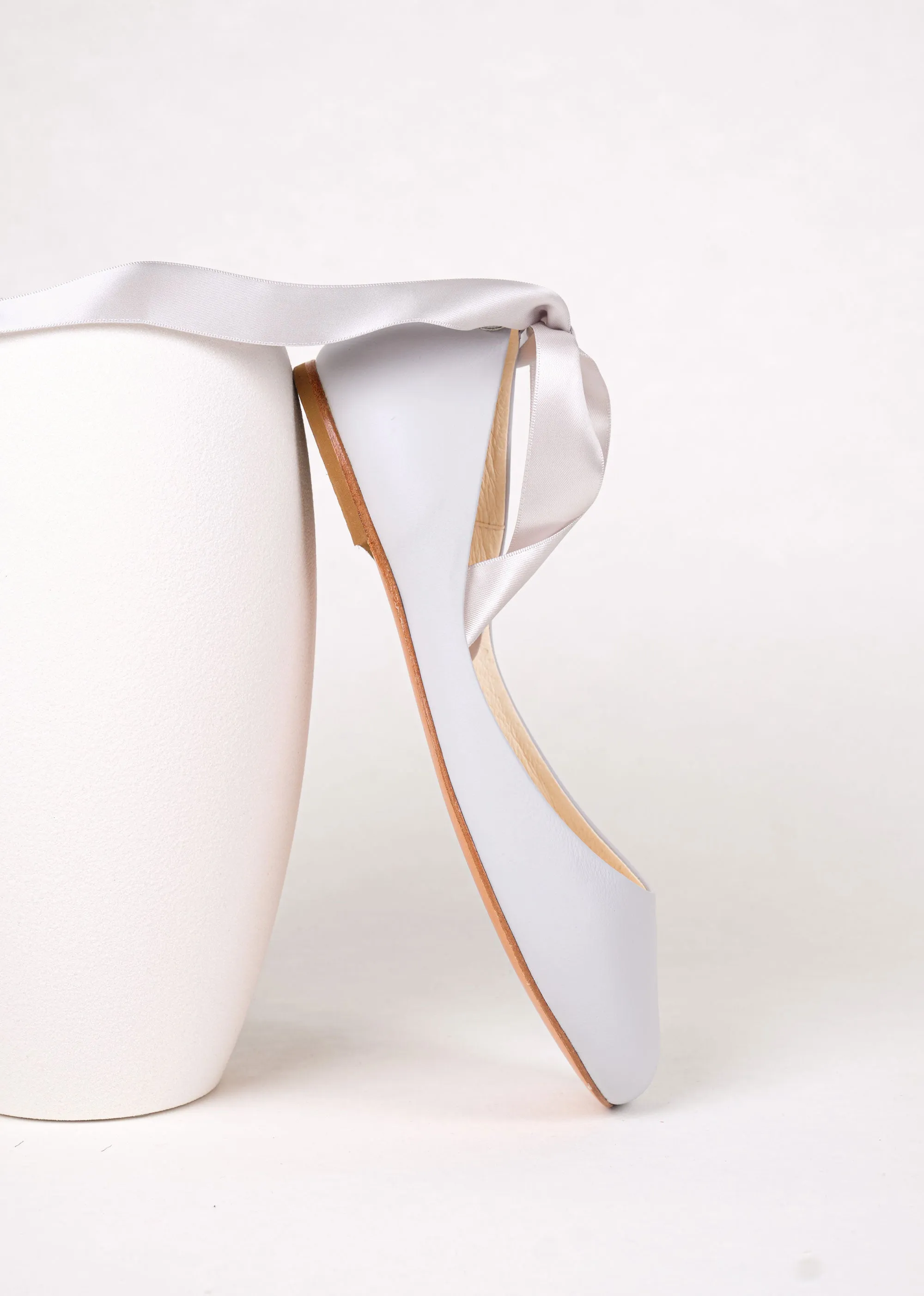 Tread Pattern SIENNA BALLET FLATS ?C SEA GREY