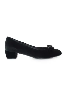 [WS4864] Salvatore Ferragamo | Low Heel Pump Wedding Day Stilettos Boho Chic Heels