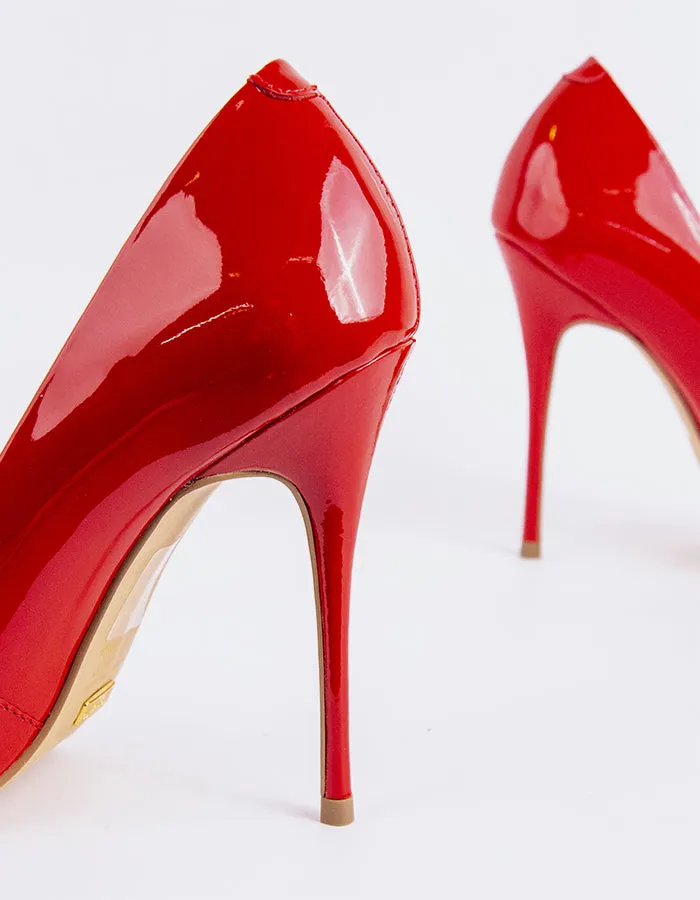 Teeva Red Patent waterproof