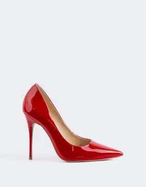 Teeva Red Patent Anti Odor Feature Formal Sandals