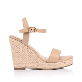 Summer Sandals Dressy Footwear Amaya Rope Wedges - Beige