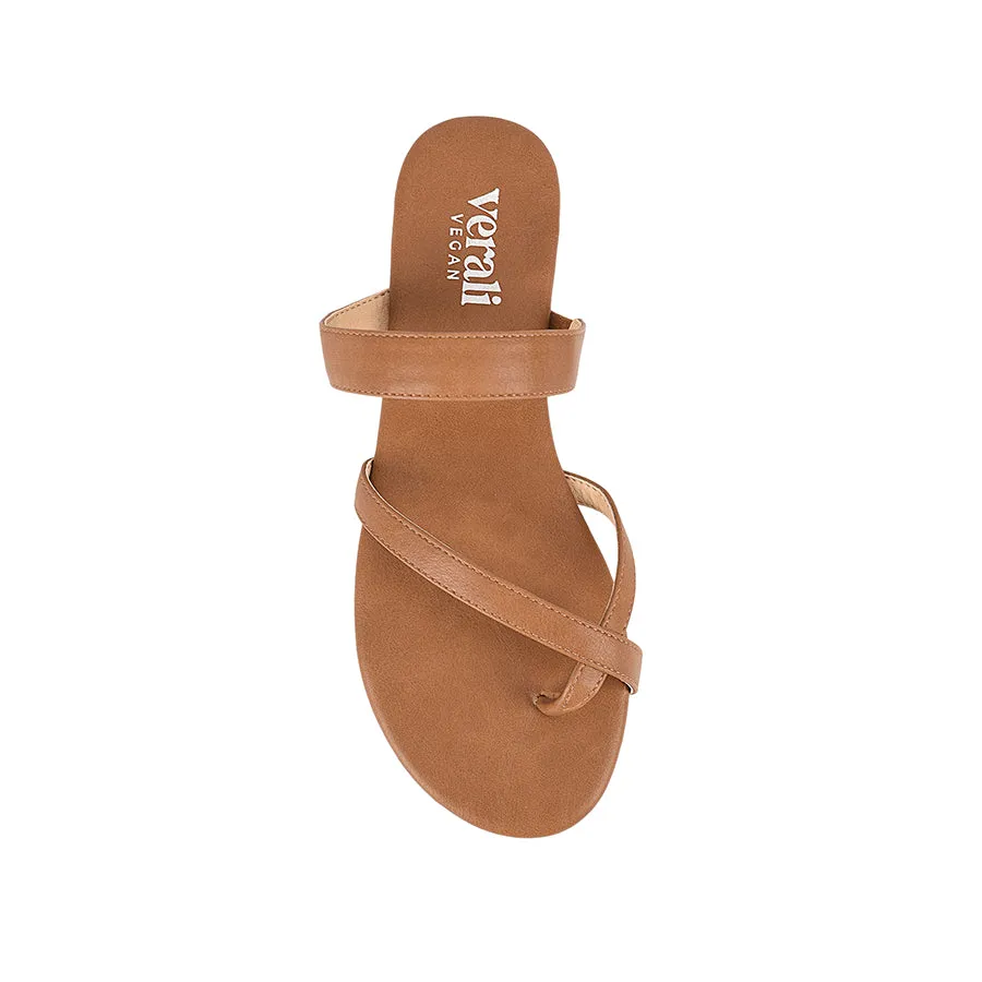 Tova Strappy Thongs - Tan Love Glow