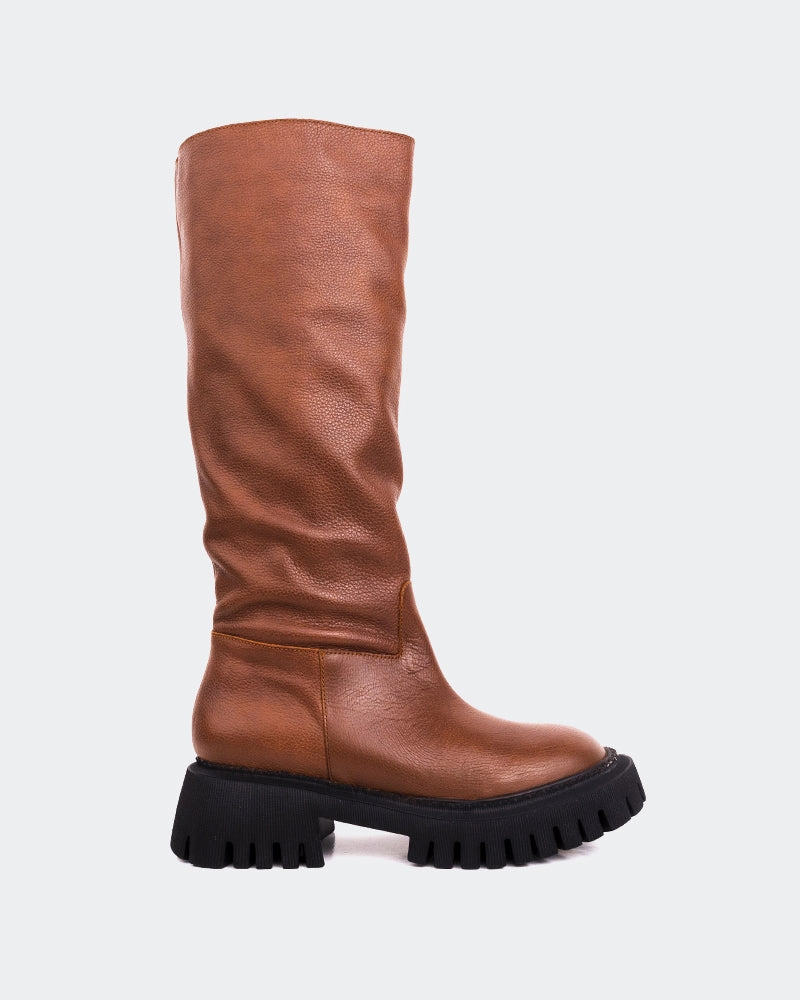 Durable Material Rector Tan Leather