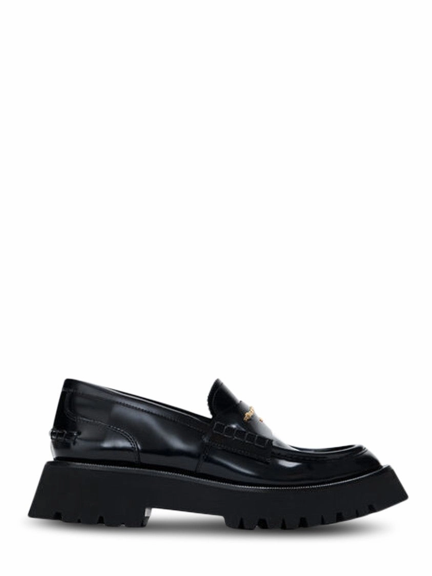 Lug Sole Loafers With Silhouette Stylish Fit