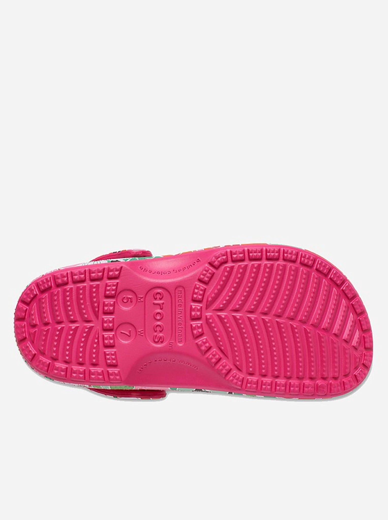 Classic Clog Woodcut Floral Unisex Abrasion Resistant Tread Shock-absorbent cushioning