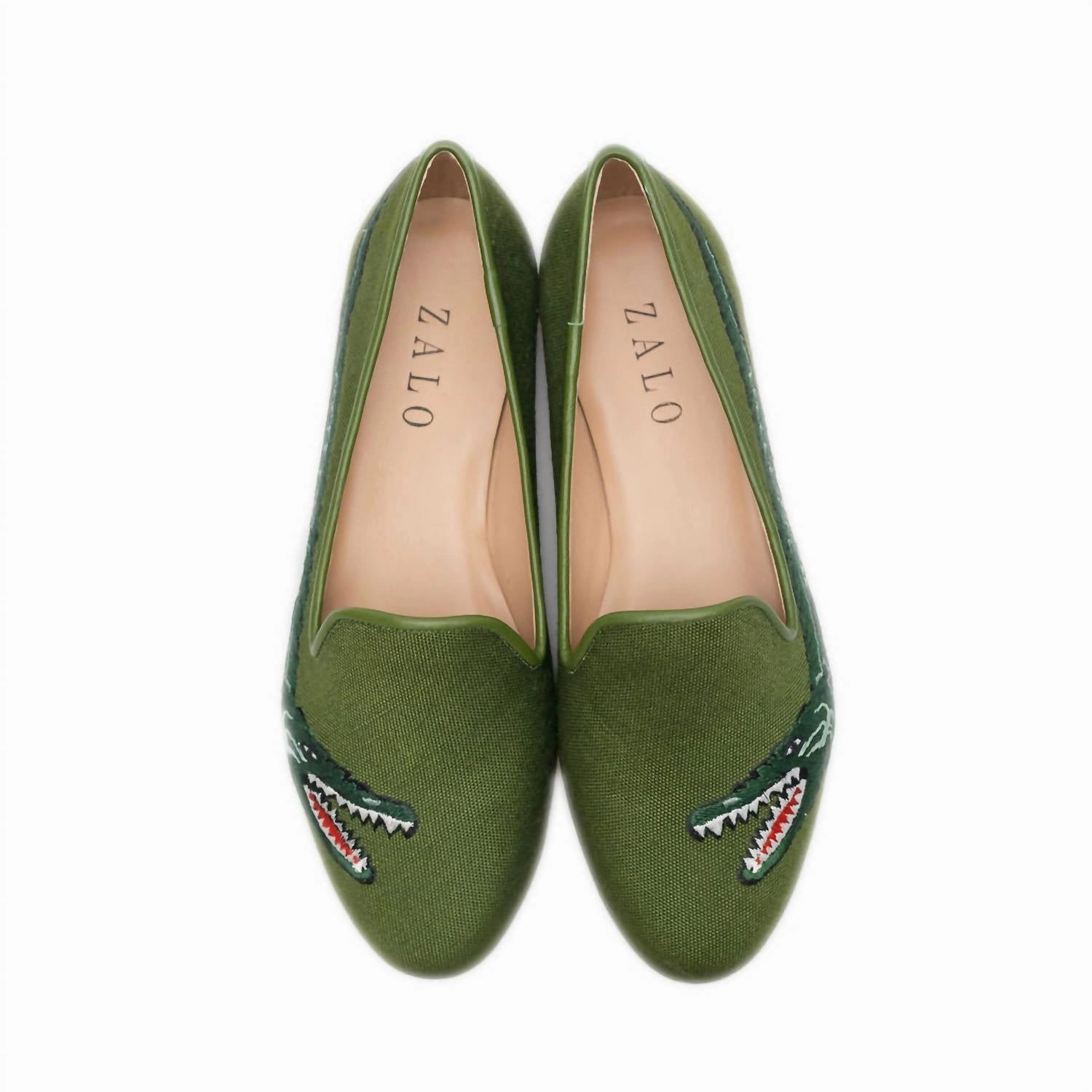 Women's Caiman Slipper In Olive Open Step Soft Padding