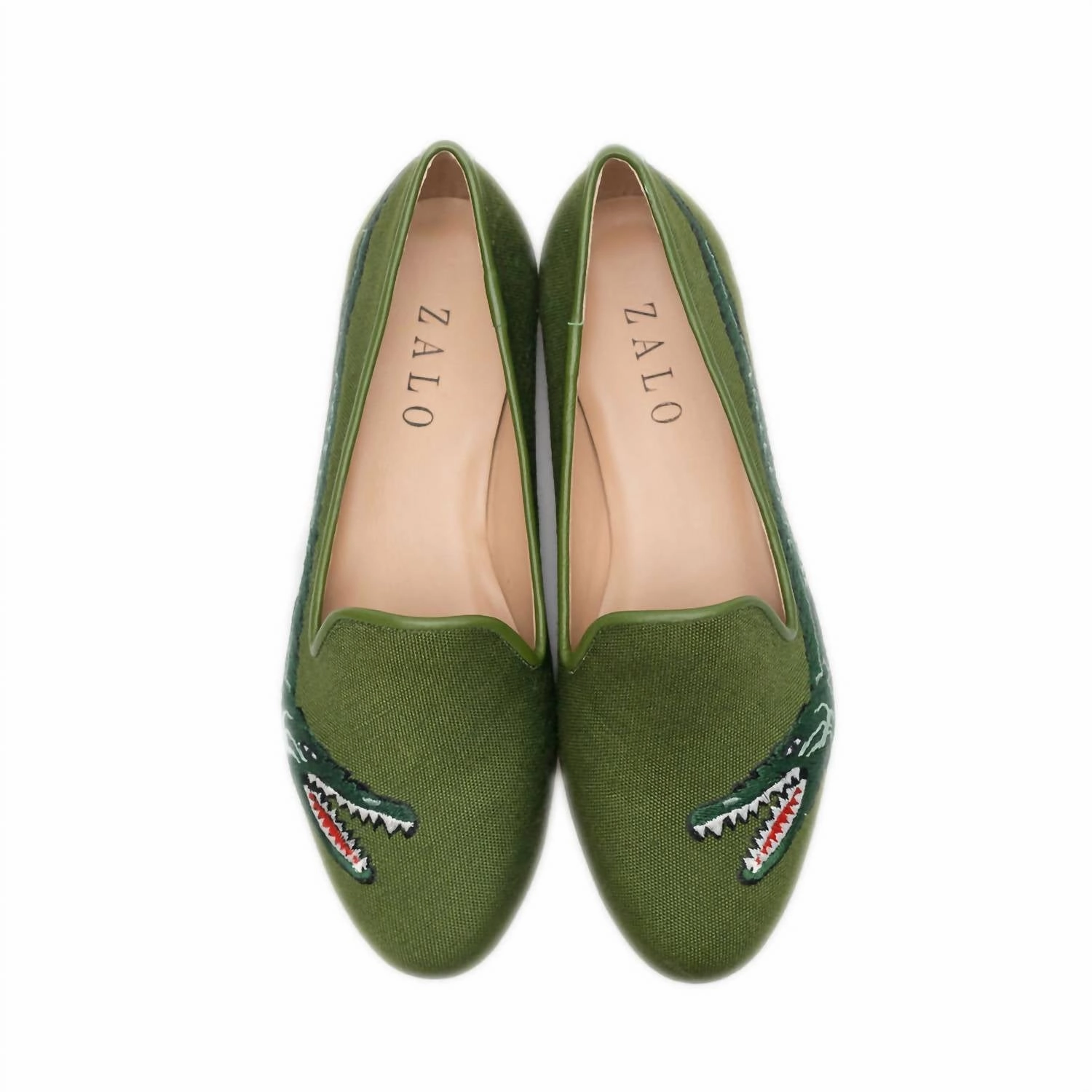 Women's Caiman Slipper In Olive Casual Slip-on Walking Shoes Open Street