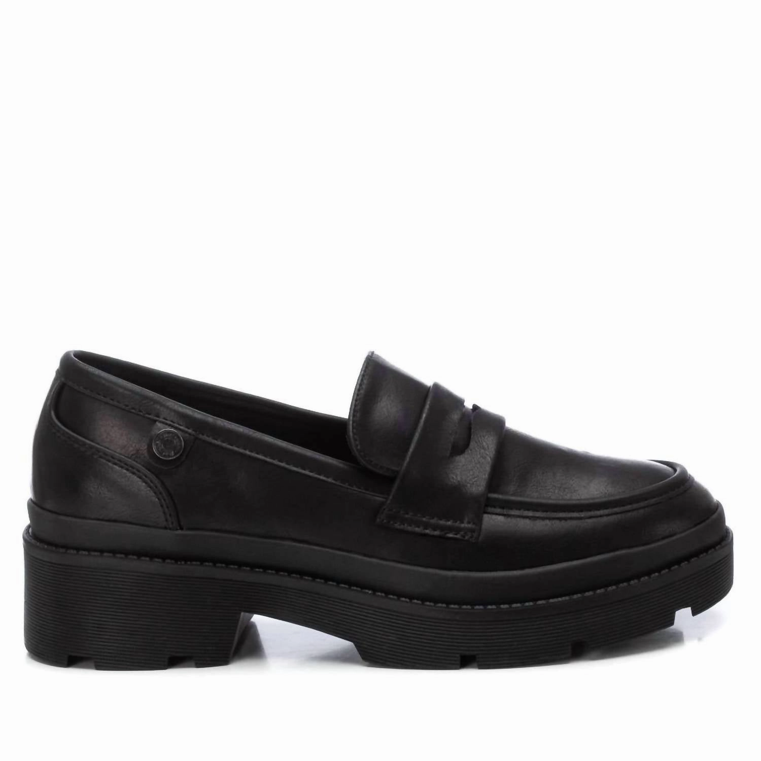 Women's Casual Moccasins In Black Ground Safe Stable Walk