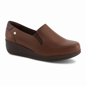 Women's Exclusive Comfort Leather Moccasins In Brown Trend Path