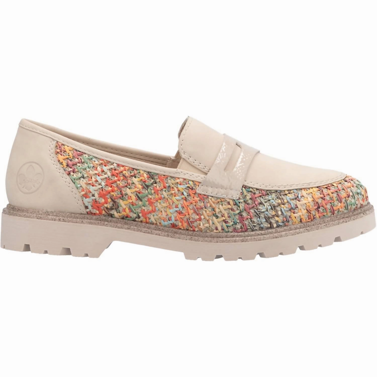 Women's Gitta 62 Perle Slip On Loafer In Vegan Patent/multi Light support