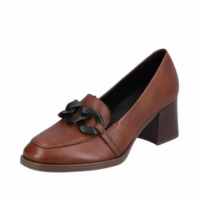 Fair Spot Women's Heel Loafer In Brown