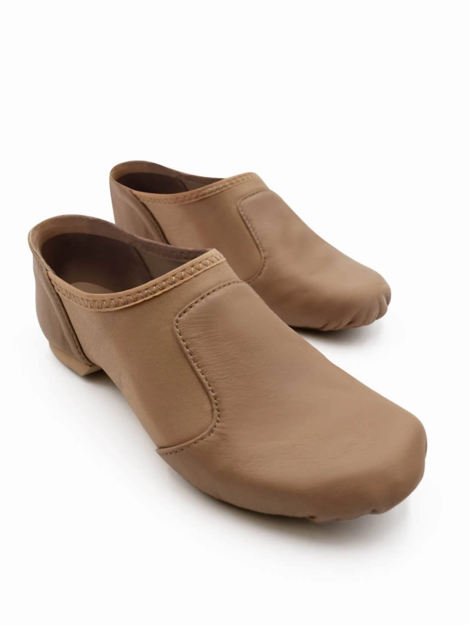 Women's Jazz Glove Jazz Shoe In Caramel Euro Ease Air Steps