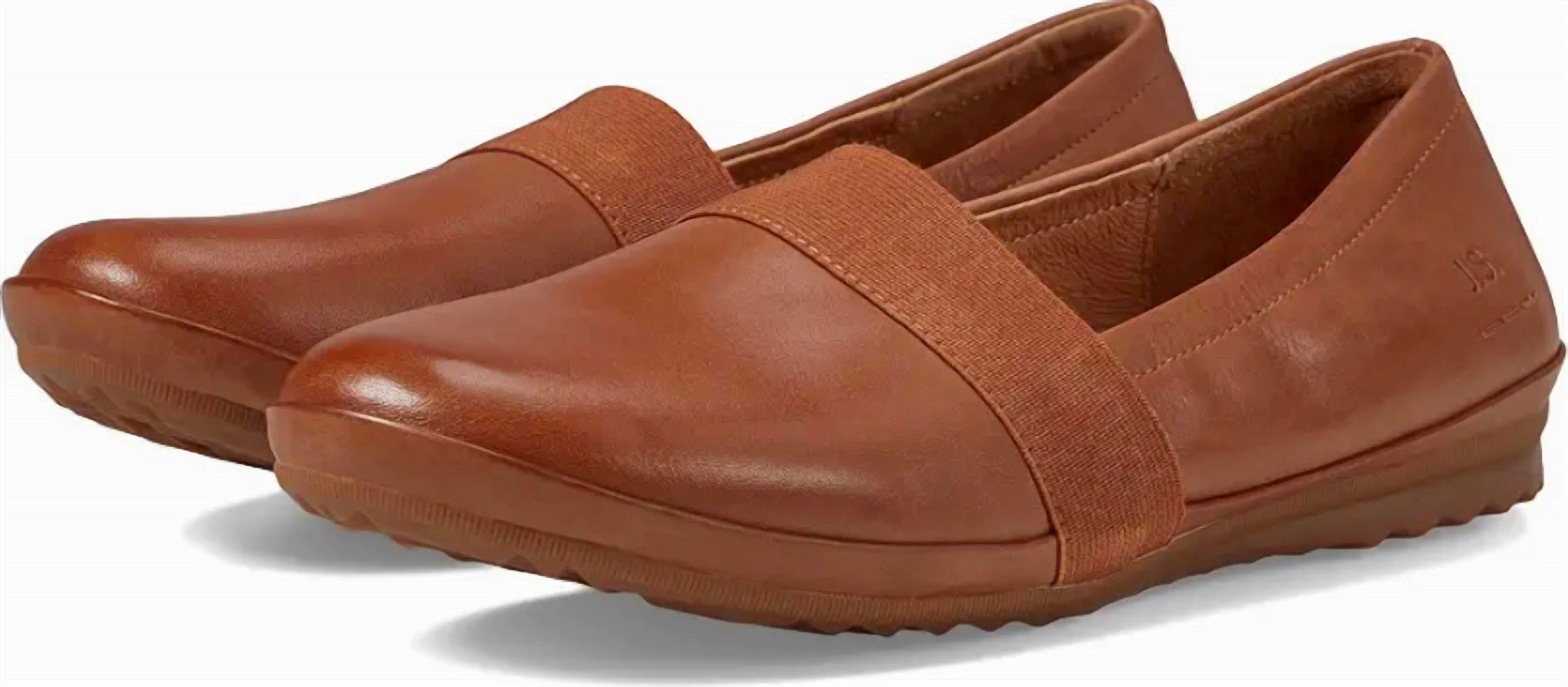 Women's Josie 02 Loafer In Camel Durable Leather Easy-to-Wear Shoes