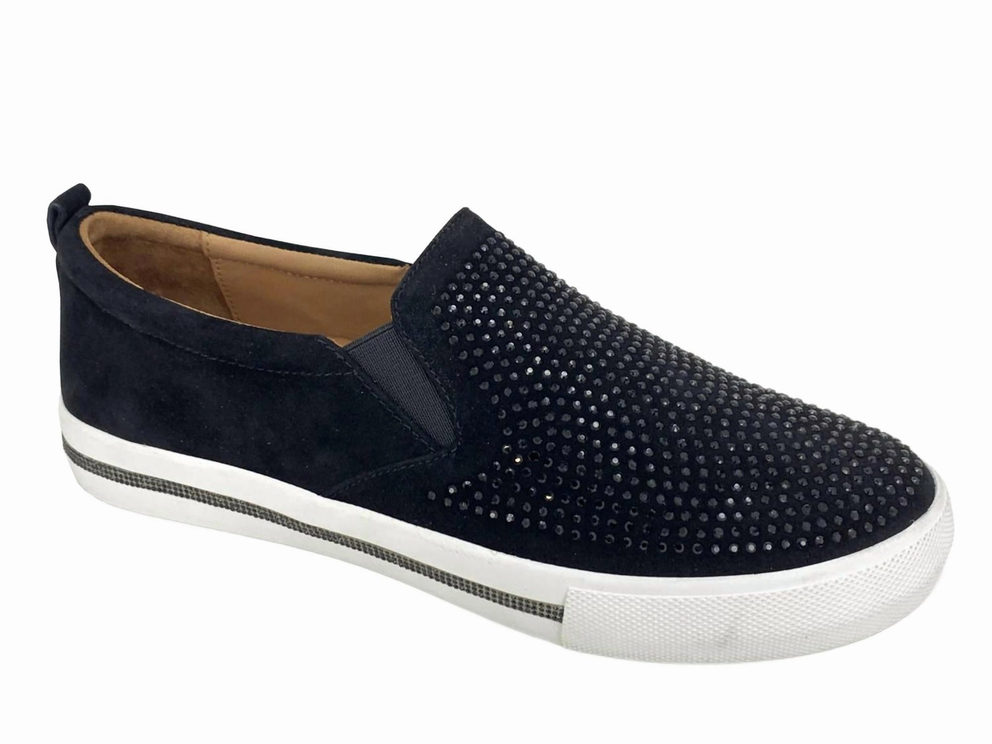 Women's Kamada Slip-On Shoe In Black Air Lane Comfortable Design