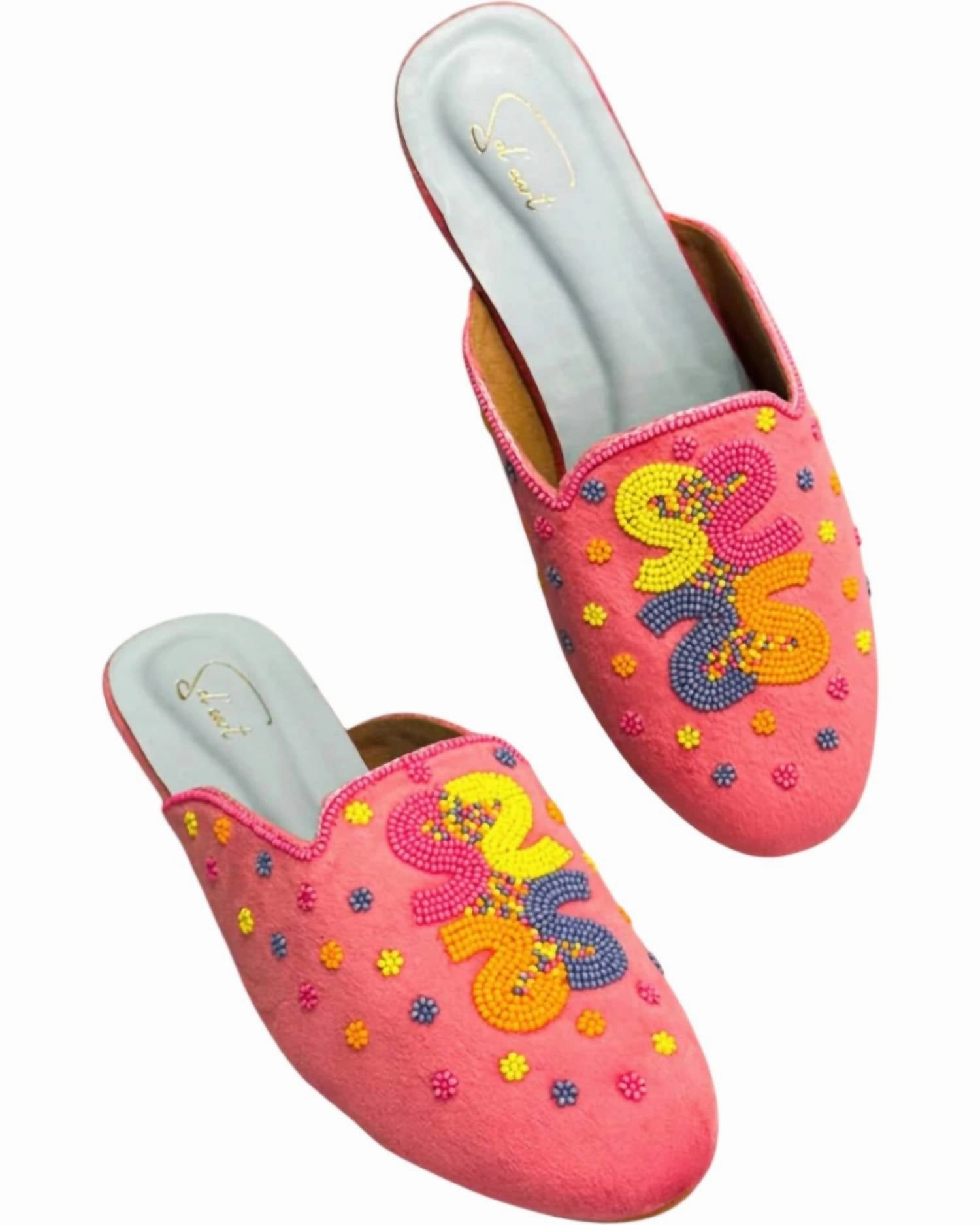 Heel Free Women's Logo Slip On Shoes In Pink