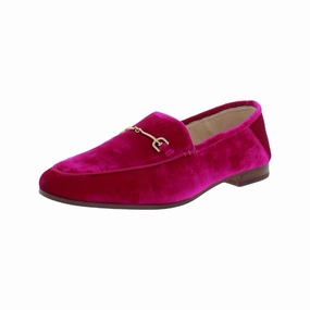 Women's Loraine Velvet Loafers In Raspberry Velvet Power Lane Light Fit