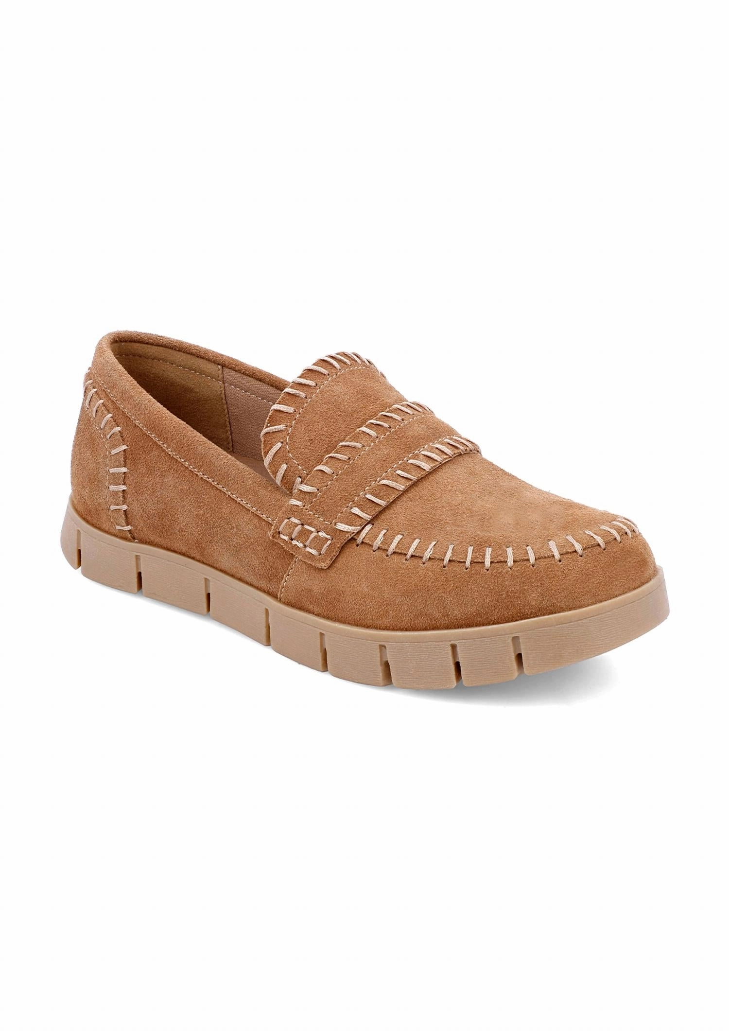 Women's Natalee Loafers In Tan Office-Ready Shoes Brunch Out