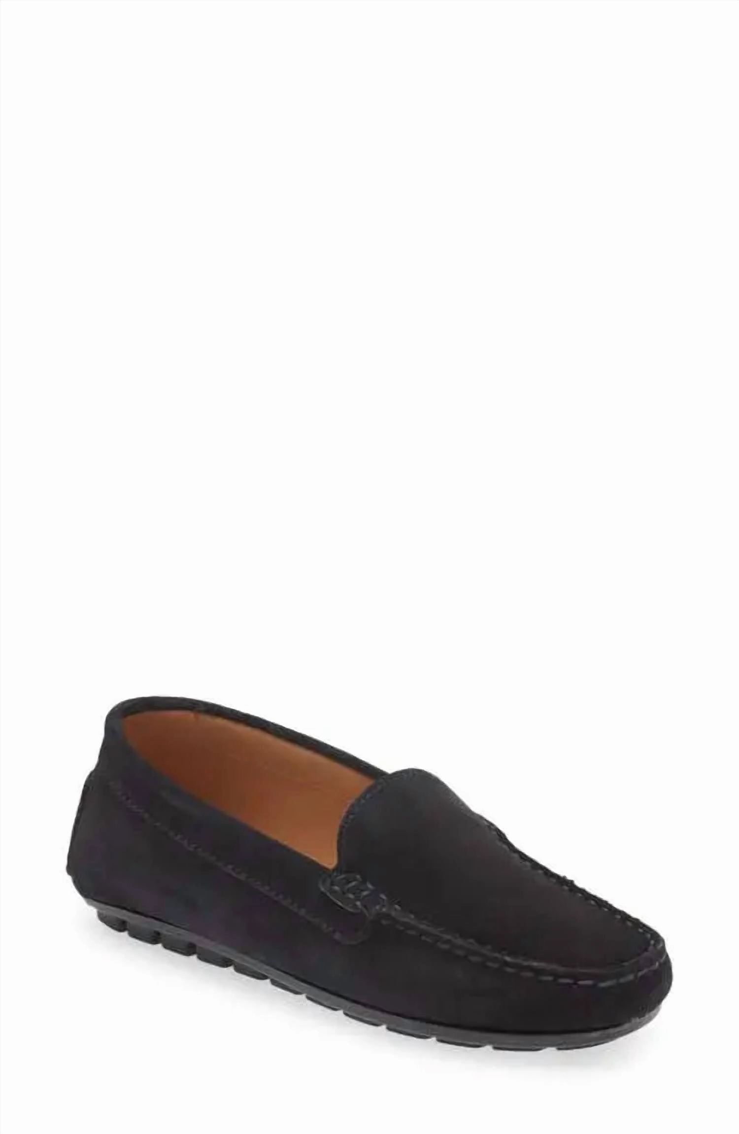 Stylish Fit Women's Parma Driver Moc Toe Loafer In Navy