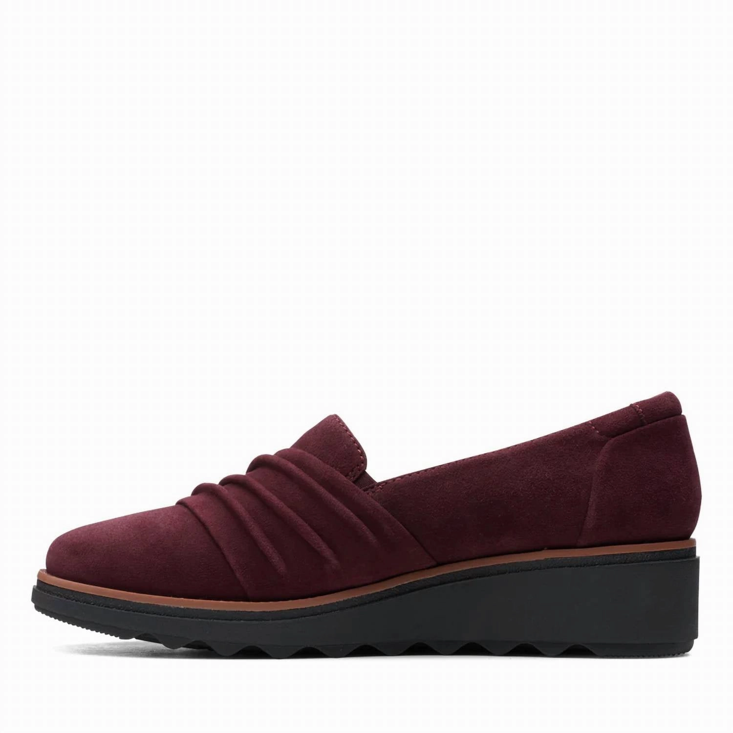 Free Path Women's Sharon Villa Loafer In Burgundy Suede
