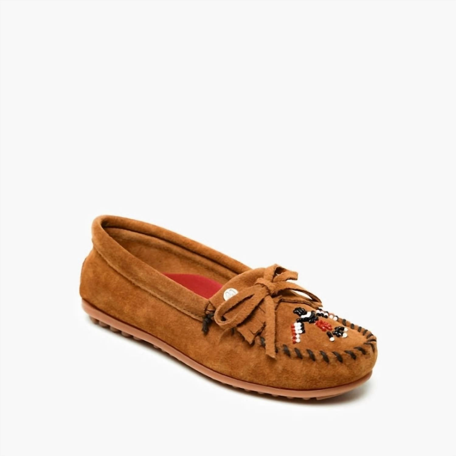 Women's Thunderbird Animikii Hardsole Moccasin In Brown Light Fit Cool Path