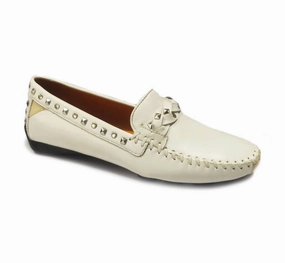 Step Easy Women's Twisted Galaxy Moccasin In White True Glove