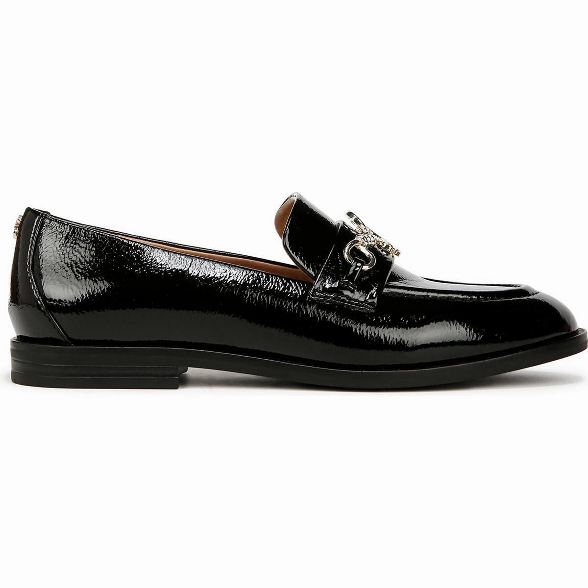 Versatile Slip-Ons Womens Metallic Patent Loafers