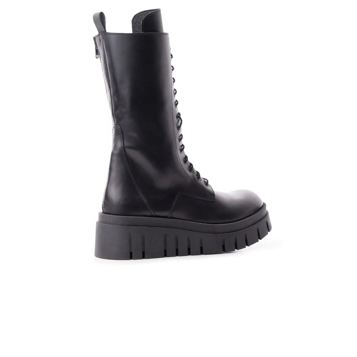 Wonju Black Leather Simple Base Layer Vibe