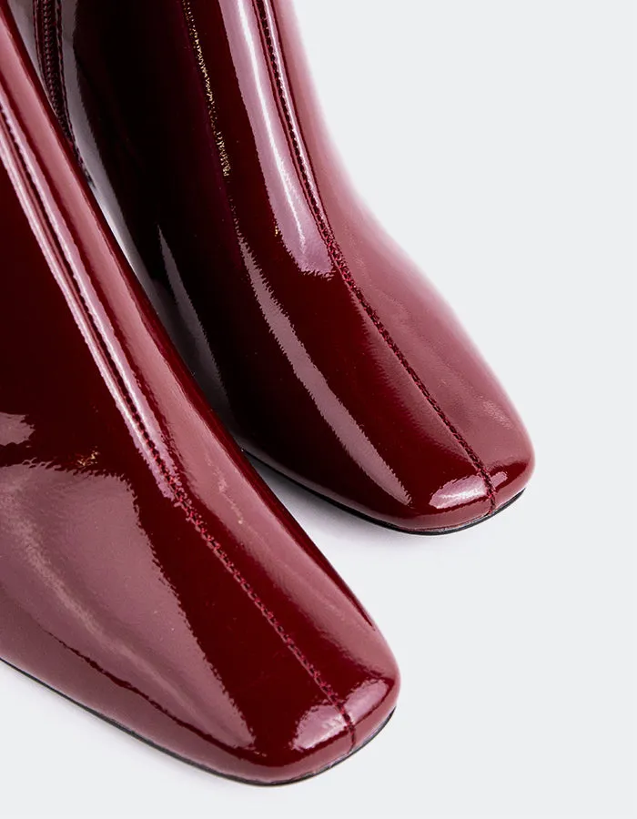 waterproof Jepson Burgundy Patent