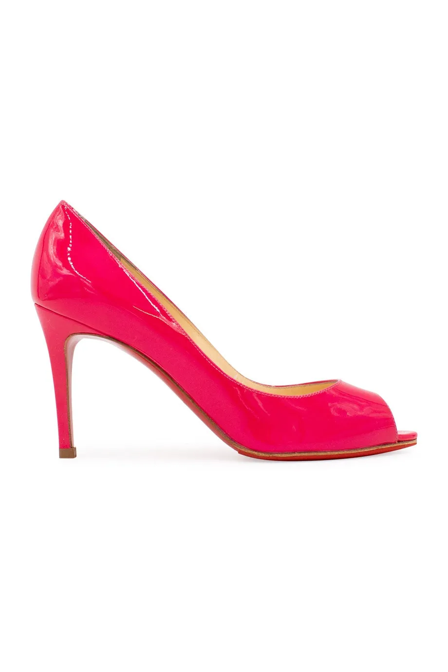 Sturdy Build Statement Heels [WS4758] Christian Louboutin | Open Toed Pump