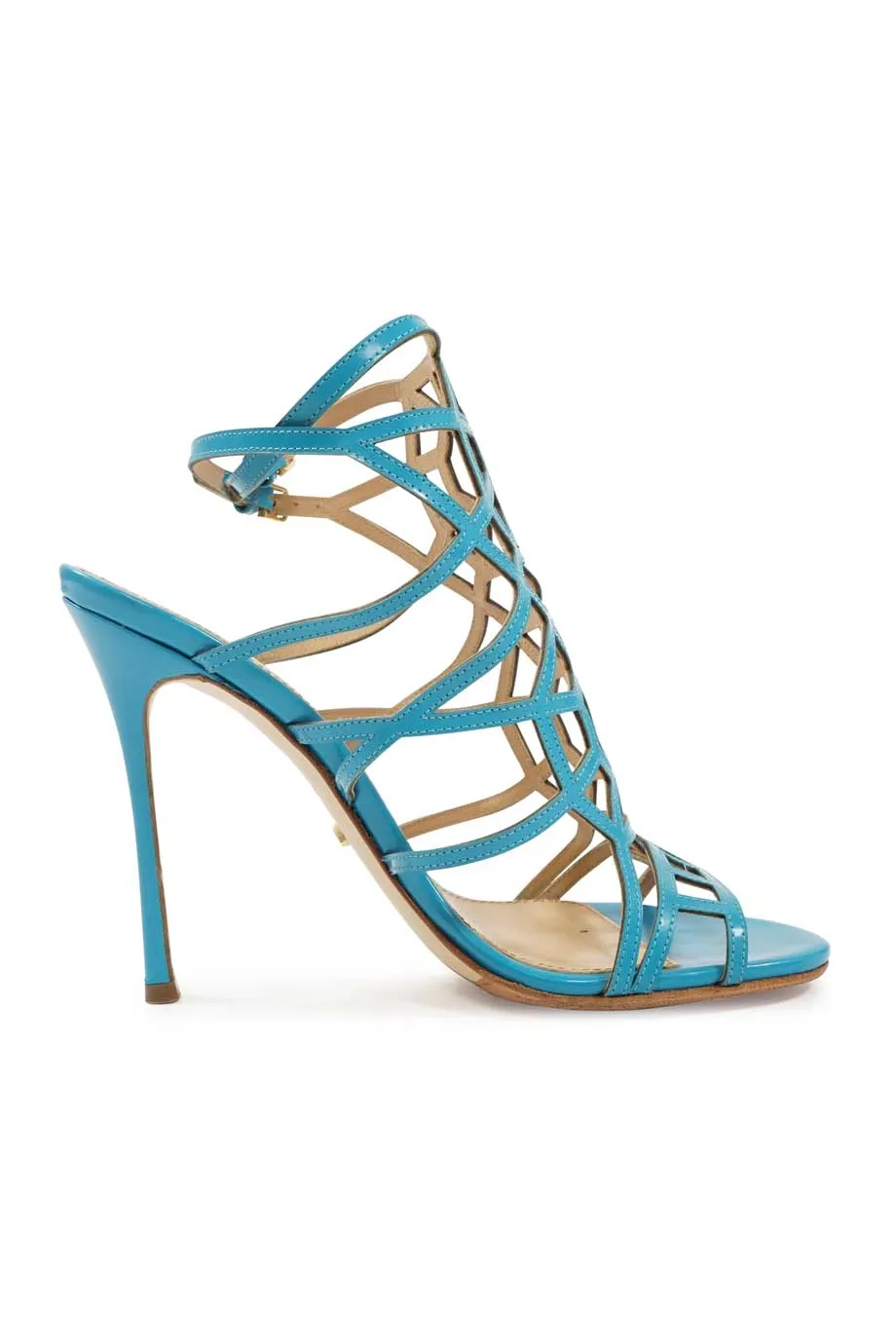 [WS6280] Sergio Rossi | High Heel Booties Synthetic Upper Bridal Heel Sandals