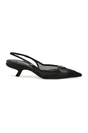 Comfortable Upper Vegan Heels [WS7147] Prada | Low Heel Pump