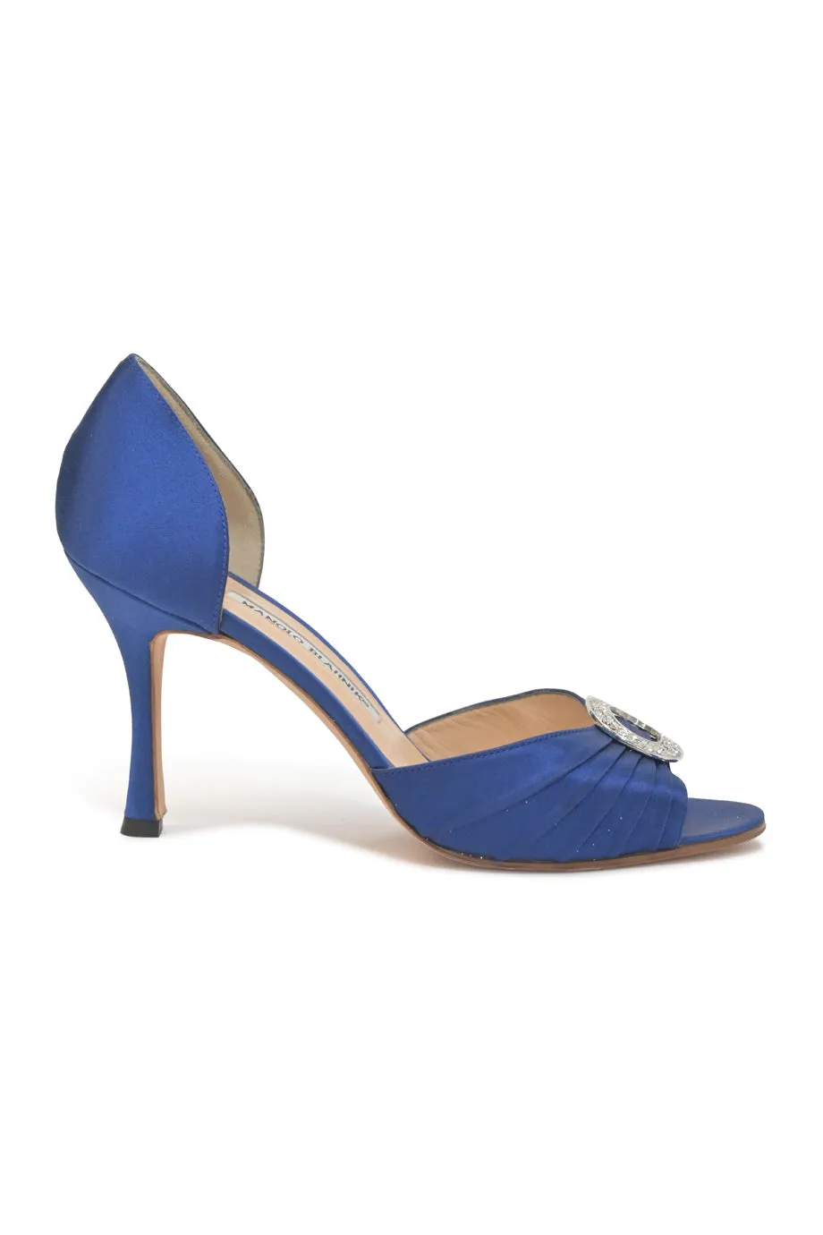Leather Classy High Heels [WS7439] Manolo Blahnik | High heel sandals