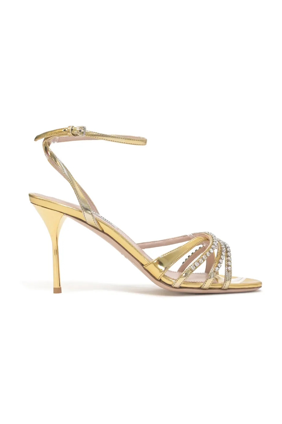 Textured Finish City Life [WS7505] Miu Miu | High heel sandals