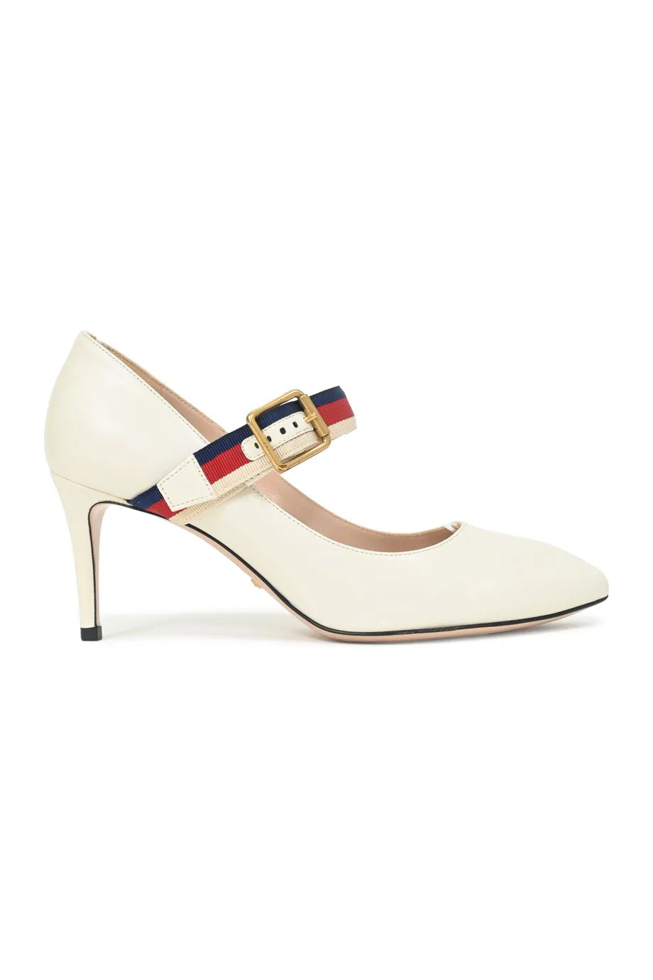 [WS8190] Gucci | Mid Heel Pump Adjustable Straps