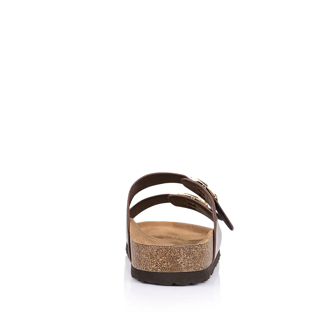 Picnic Spot Xylo Footbed Slides - Chocolate Brown