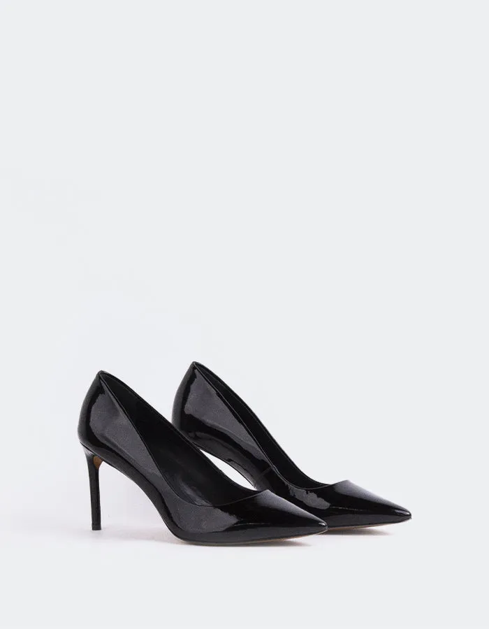 Minimal Layers Zinnia Black Patent