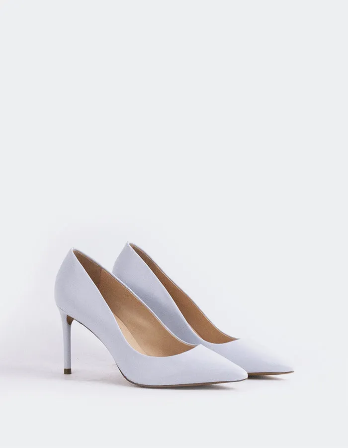 Fall Fashion Pumps Evening Pumps Zinnia Lt.Blue Leather